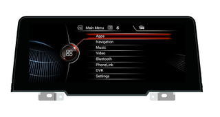 BMW X1 F48 EVO 10.25" Android 8 Touchscreen GPS Navigation USB 4G WIFI SD 4GB RAM