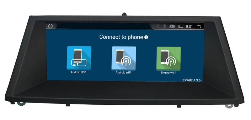 Hualingan For BMW X5 /X6 CCC 8.8 inch Android car multimedia system MTK Core 4G internet 64G storage WIFI Carplay
