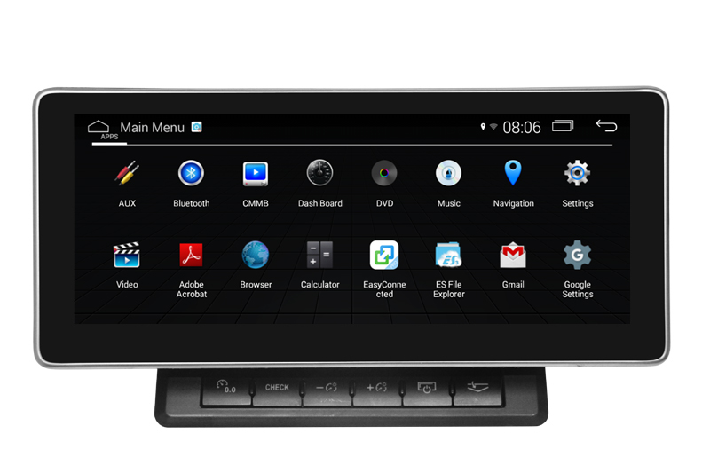 Android 8.0 Audi A6 MMI 2G 3G Multimedia Gps Navigation 10.25"Blu-ray Anti-Glare DVB-T / ISDB-T/ ATSC 4g Wifi Carplay