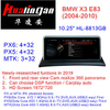 Hualingan For BMW X3,CCC system,10.25 inch Android car multimedia system MTK Core 4G internet 64G storage WIFI Carplay