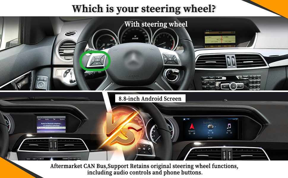 hualingan hla-8204 Mercedes C Class NTG 4.5 4.7 W204 C204 S204 can bus hualingan hla-8204 Mercedes C Class NTG 4.5 4.7 W204 C204 S204 can bus