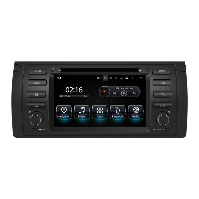 Hualingan For BMW E39 M5 Auto Radio X5 E53 Stereo Head Unit Upgrade 7"Touch DVD Apple CarPlay Android Auto Full Screen Replacement Aftermarket Navigation 2000 2001 2002 2003 2004 2005 2006 2007