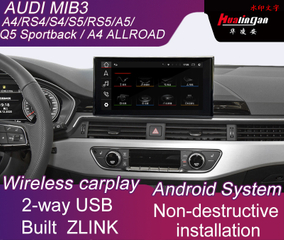 Car Multimedia Interface for Audi MIB3 A4 S4 RS4 Original Screen Has Touch Function Carplay Andrio Auto