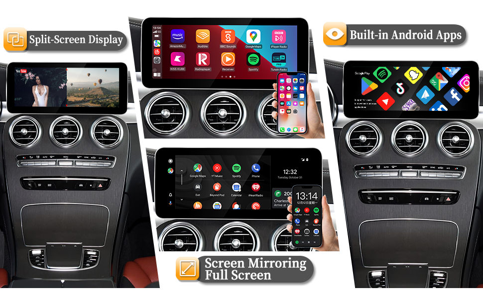 hualingan hla-1260 Mercedes GLC Class full screen hualingan hla-1260 Mercedes GLC Class full screen