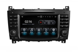 Hualingan Radio Stereo Head Unit for Mercedes W203 C180 C200 C230 C300 C350 W463 G350 G500 G55 Autoradio 7"Touch Screen DVD Apple CarPlay Android Auto Replacement Aftermarket Navigation Multimedia