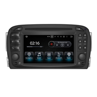 Hualingan AutoRadio for Mercedes Comand SL500 R230 Radio Stereo SL300 SL350 SL55 SL63 Head Unit Upgrade 6.2"Touch Screen DVD Apple CarPlay Android Auto Replacement Aftermarket Navigation 2003 2005 