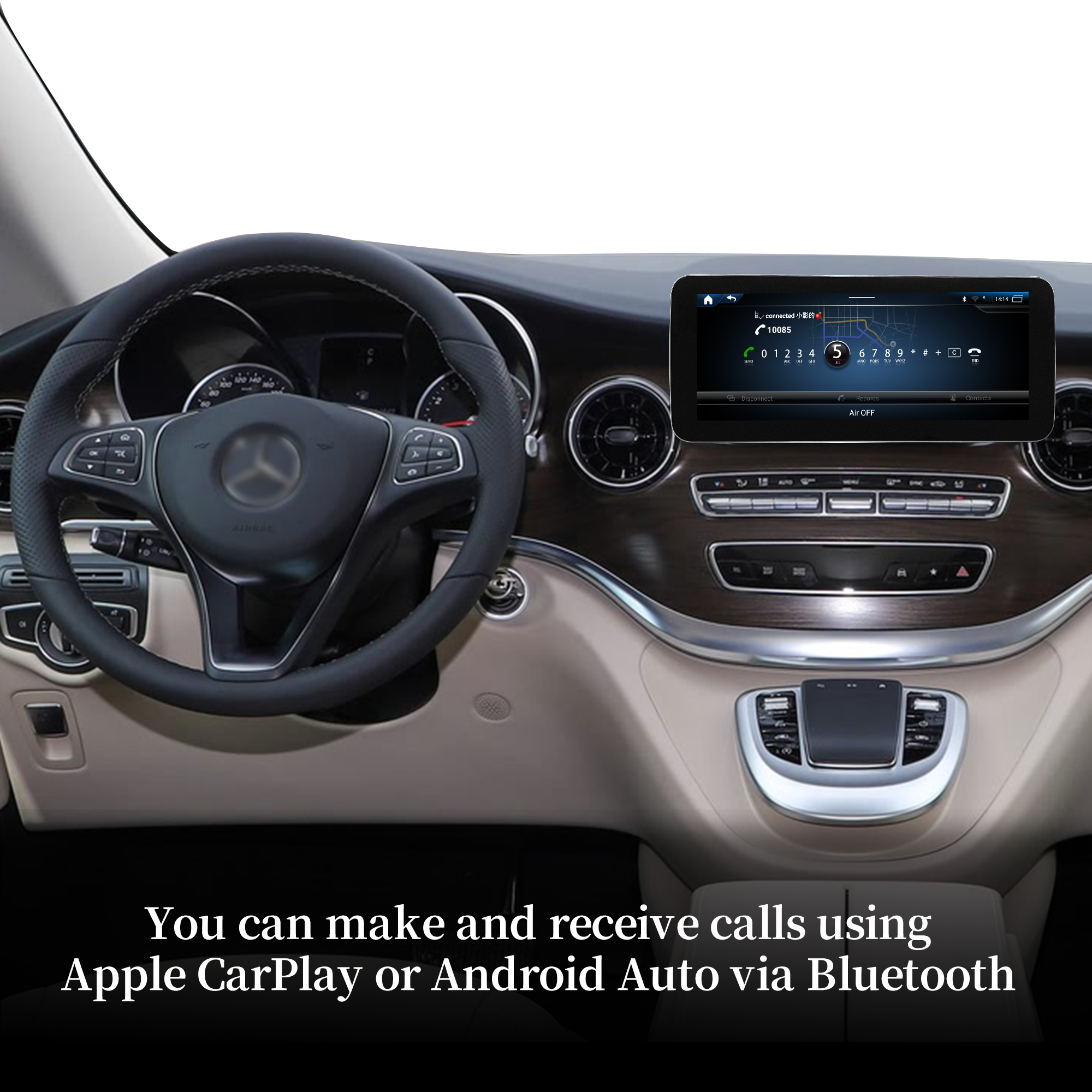 hualingan hla-1260-2 Mercedes Benz V MBUX ntg 6.0 BT hualingan hla-1260-2 Mercedes Benz V MBUX ntg 6.0 BT