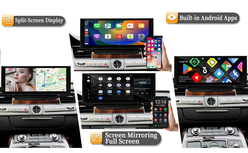 Hualingan hla-1284 Audi A8 S8 RS8 full screen mirroring Hualingan hla-1284 Audi A8 S8 RS8 full screen mirroring