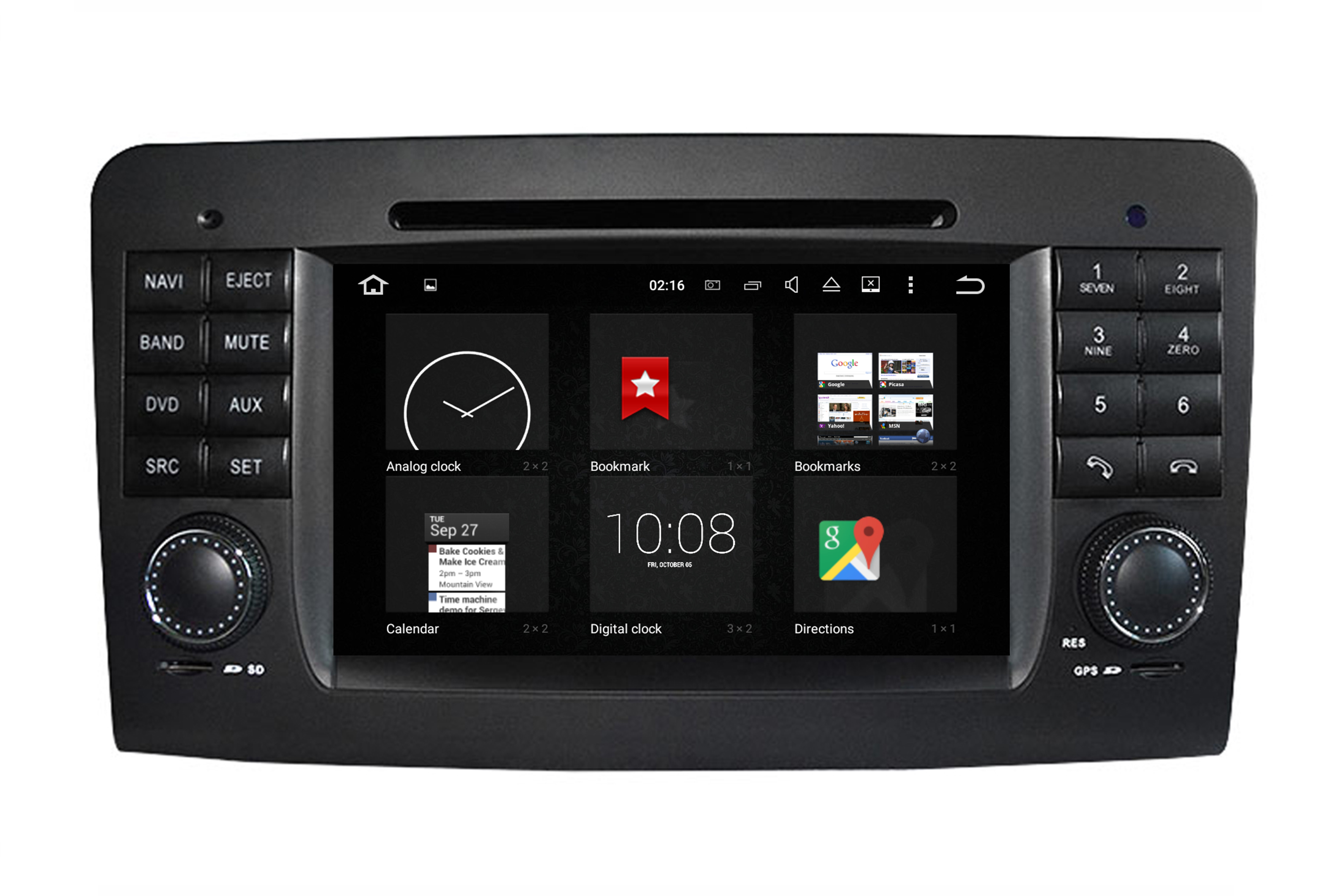4GB 2 Din Android 10 Car DVD Multimedia For Mercedes Benz CLASS ML W164 X164 ML350 ML300 GL500 ML320 ML280 GL350 GL450 GPS radio