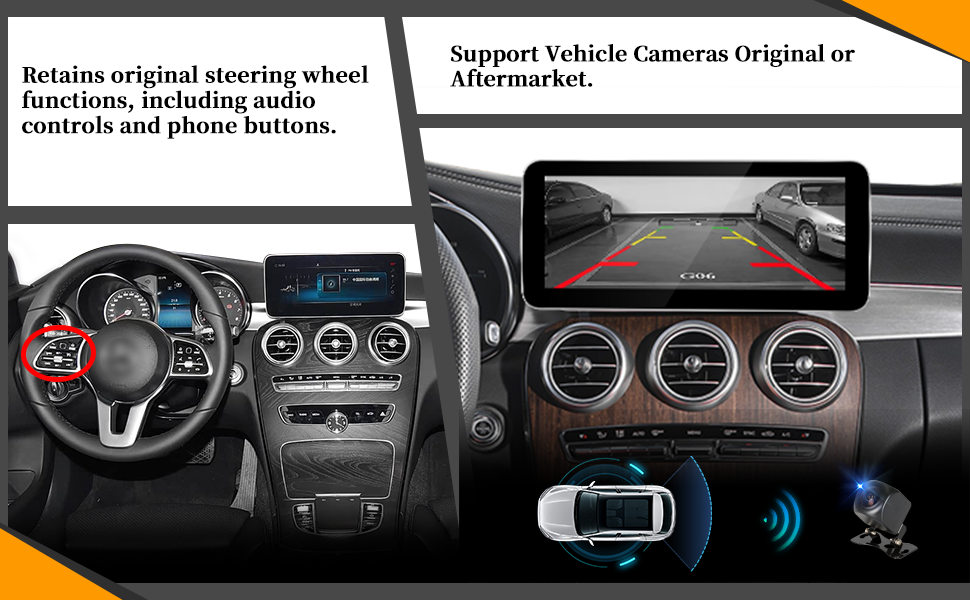 hualingan hla-1055 1255 for Mercedes-Benz C-Class NTG 5.5 W205 Vehicle Cameras hualingan hla-1055 1255 for Mercedes-Benz C-Class NTG 5.5 W205 Vehicle Cameras