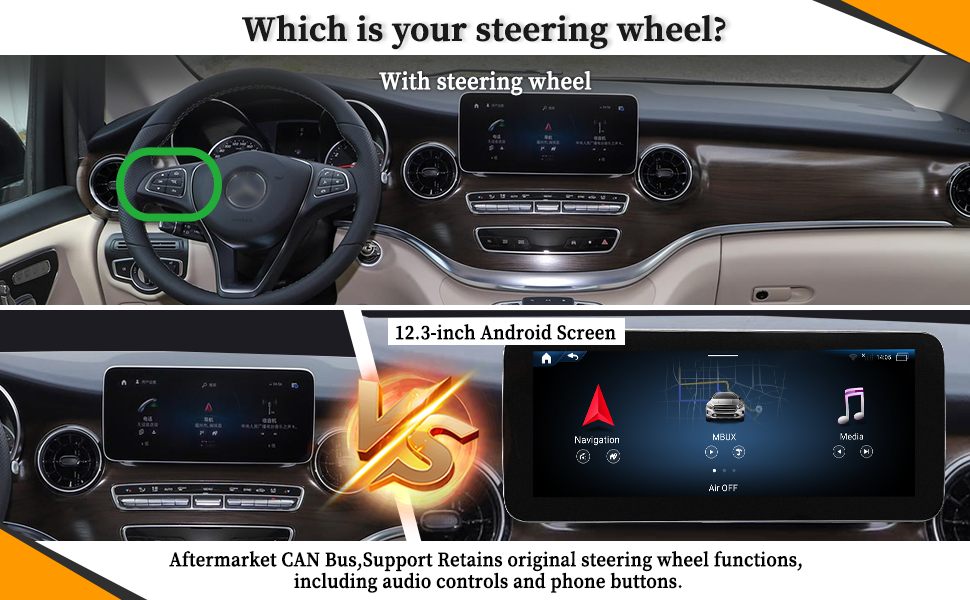 hualingan hla-1260-2 Mercedes Benz V MBUX ntg 6.0 Can bus hualingan hla-1260-2 Mercedes Benz V MBUX ntg 6.0 Can bus