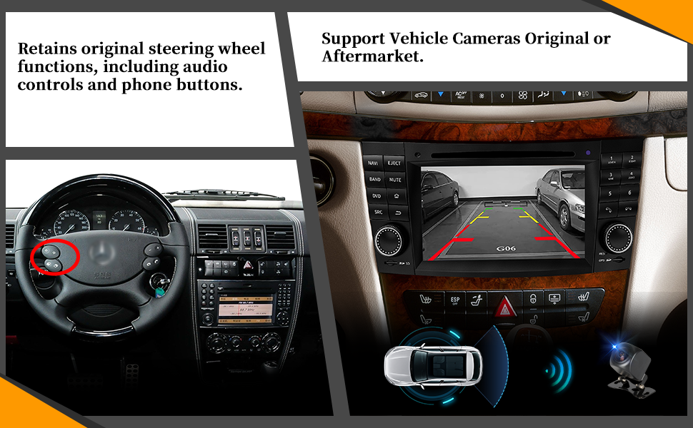 Hualingan hla-8797 Mercedes W211 S211 W219 C219 W463 Radio Vehicle Cameras 2 Hualingan hla-8797 Mercedes W211 S211 W219 C219 W463 Radio Vehicle Cameras 2