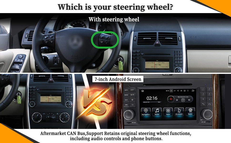 Hualingan HLA-8822 Mercedes W169 C169 A-Class Radio CAN Bus - 副本 Hualingan HLA-8822 Mercedes W169 C169 A-Class Radio CAN Bus - 副本