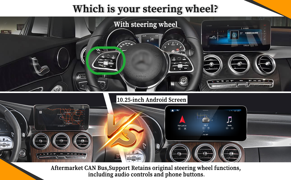 hualingan hla-1055 1255 for Mercedes-Benz C-Class NTG 5.5 W205 can bus hualingan hla-1055 1255 for Mercedes-Benz C-Class NTG 5.5 W205 can bus