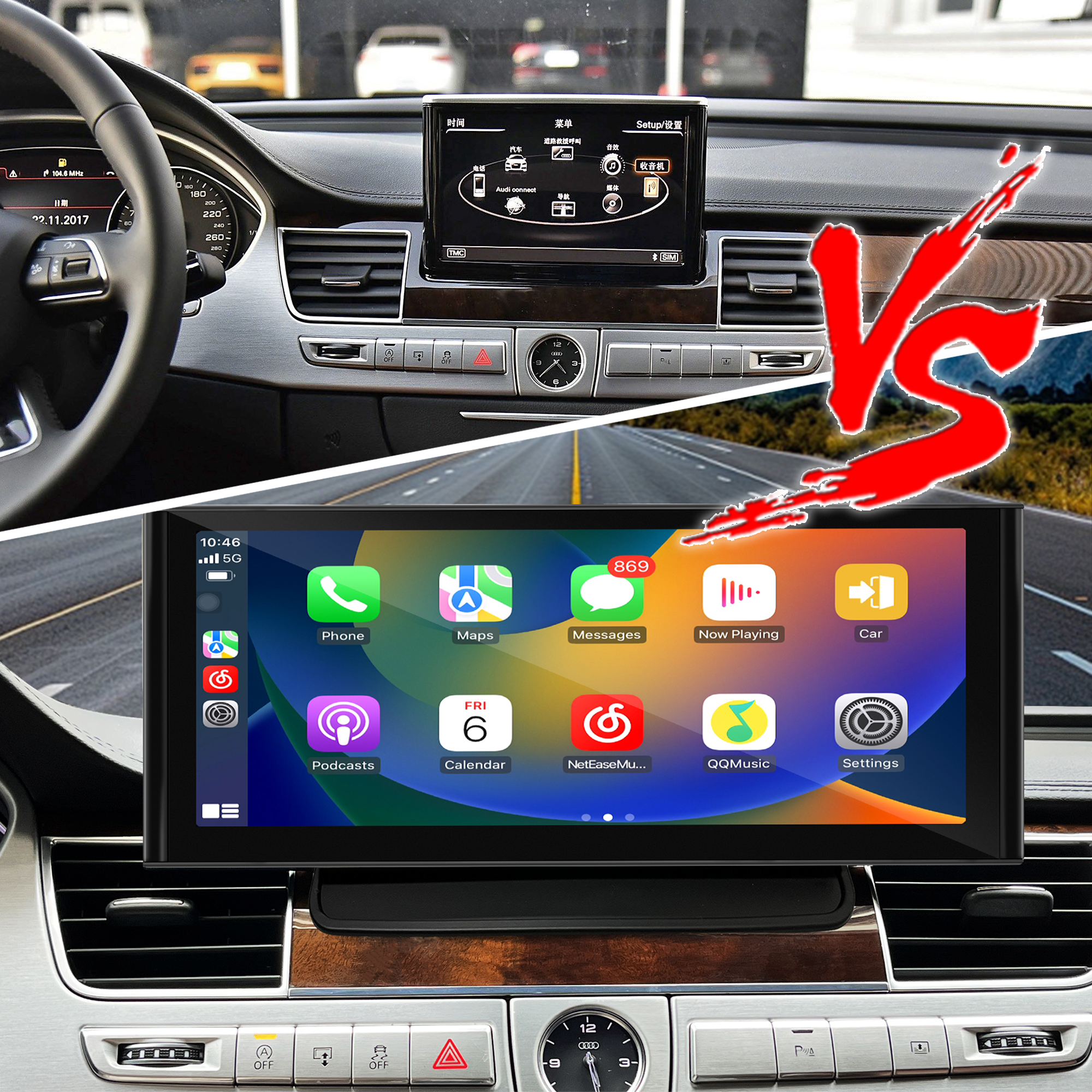 Hualingan hla-1284 Audi A8 S8 RS8 D4 MMI 3G pk Hualingan hla-1284 Audi A8 S8 RS8 D4 MMI 3G pk