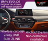 for BMW IDrive 6.0 Full Screen Apple Carplay & Android Stereo & Android Auto Mirror Online Movies Bluetooth Video In Motion Navigation Upgrade Obd2 Scanner