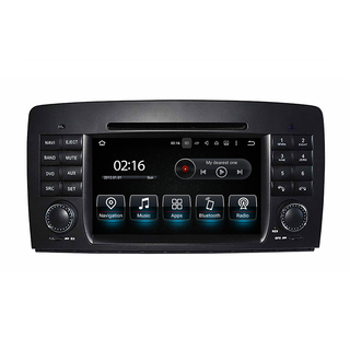 Hualinan Autoradio for Mercedes R-W251 V251 R280 R300 R320 R350 R500 R63 Stereo Radio Head Unit Upgrade 7"Touch Screen DVD Apple CarPlay Android Auto Replacement Aftermarket GPS Navigation Bluetooth
