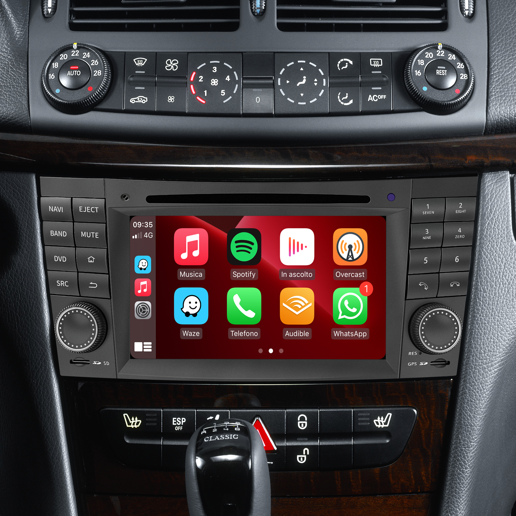 apple carplay Hualingan hla-8797 Mercedes W211 S211 W219 C219 W463 Radio apple carplay Hualingan hla-8797 Mercedes W211 S211 W219 C219 W463 Radio