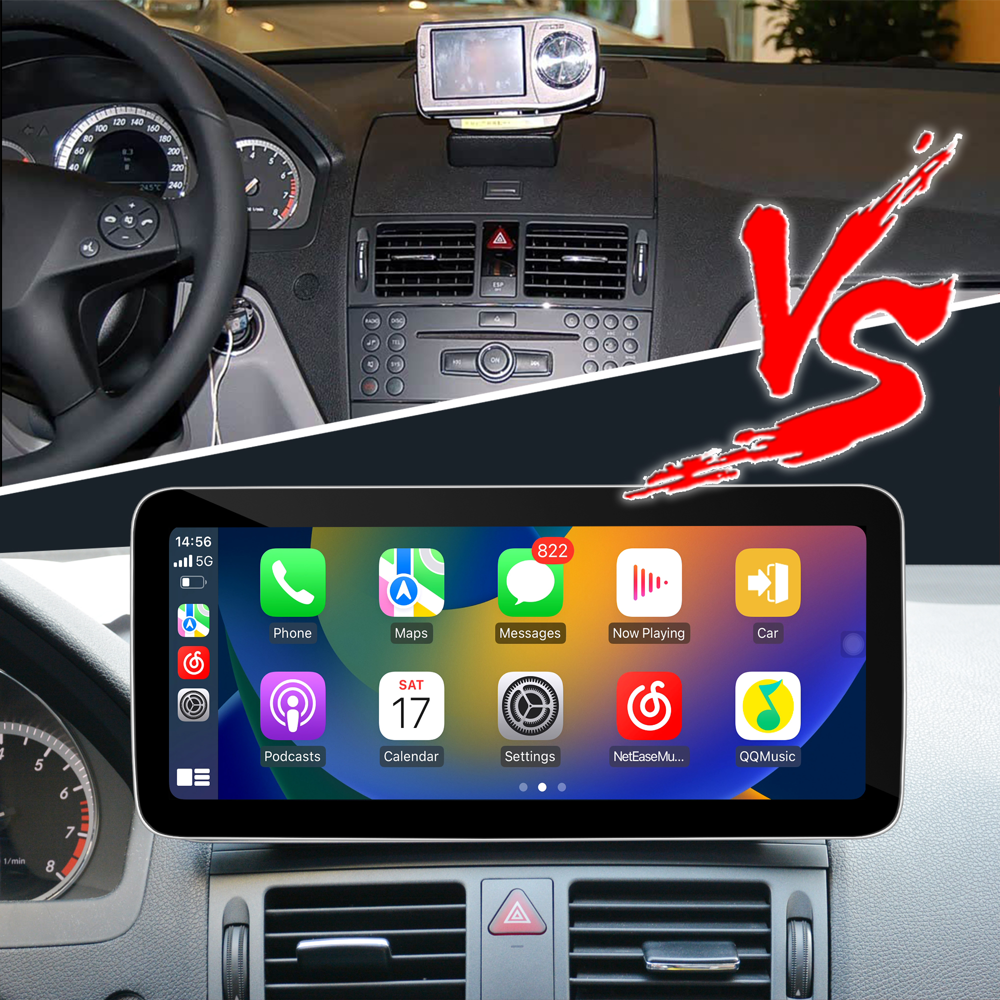 hualingan hla-1008 hla-1208 Mercedes C Class W204 NTG 4.0 Apple CarPlay pk hualingan hla-1008 hla-1208 Mercedes C Class W204 NTG 4.0 Apple CarPlay pk