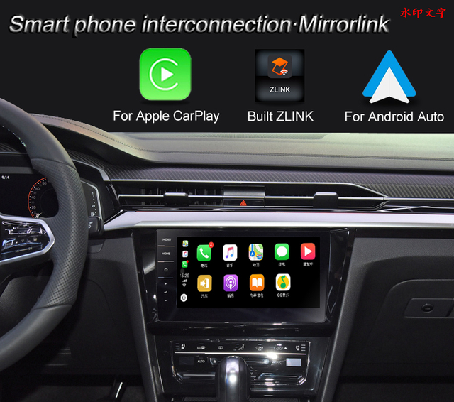 Car Multimedia Video Interface for Volkswagen Golf 7 Built ZLINK Wireless CarPlay Andrio Auto 4G
