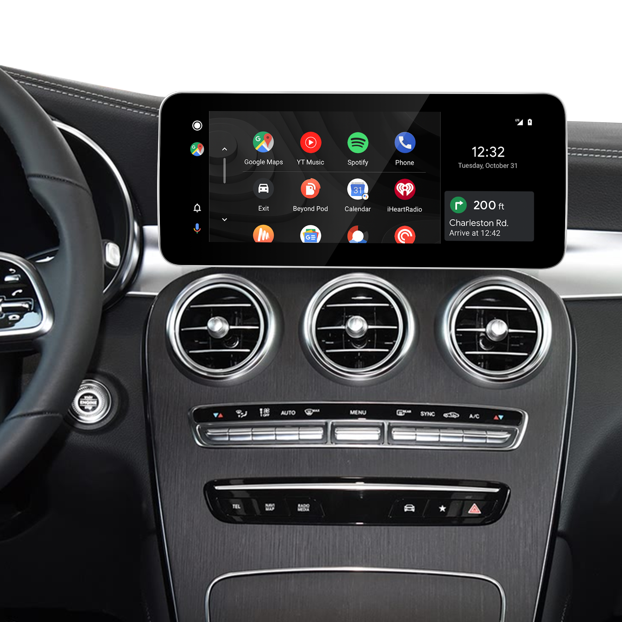 hualingan hla-1260 Mercedes GLC Class android auto hualingan hla-1260 Mercedes GLC Class android auto