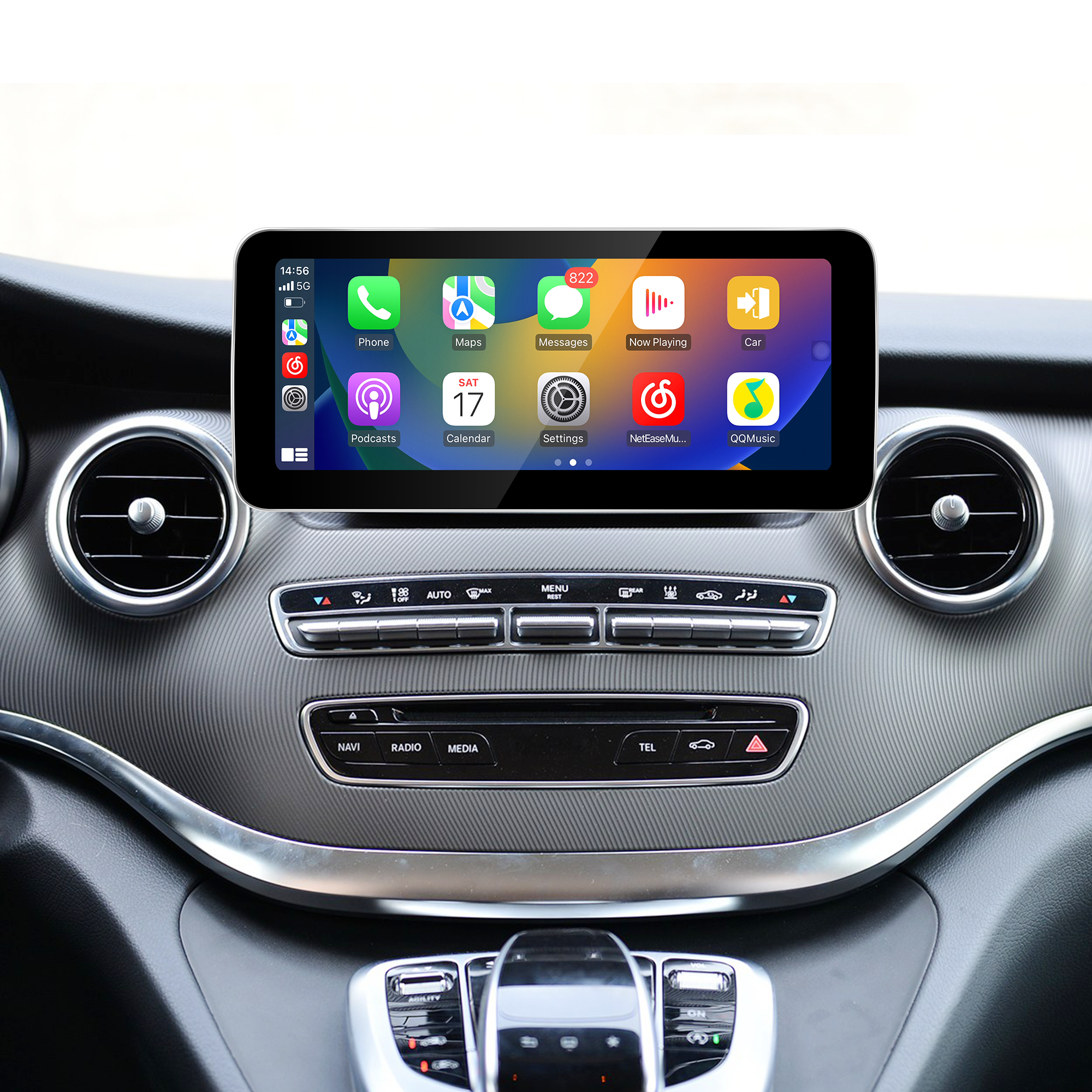 hualingan hla-1209-1 Mercedes V Class apple carplay hualingan hla-1209-1 Mercedes V Class apple carplay