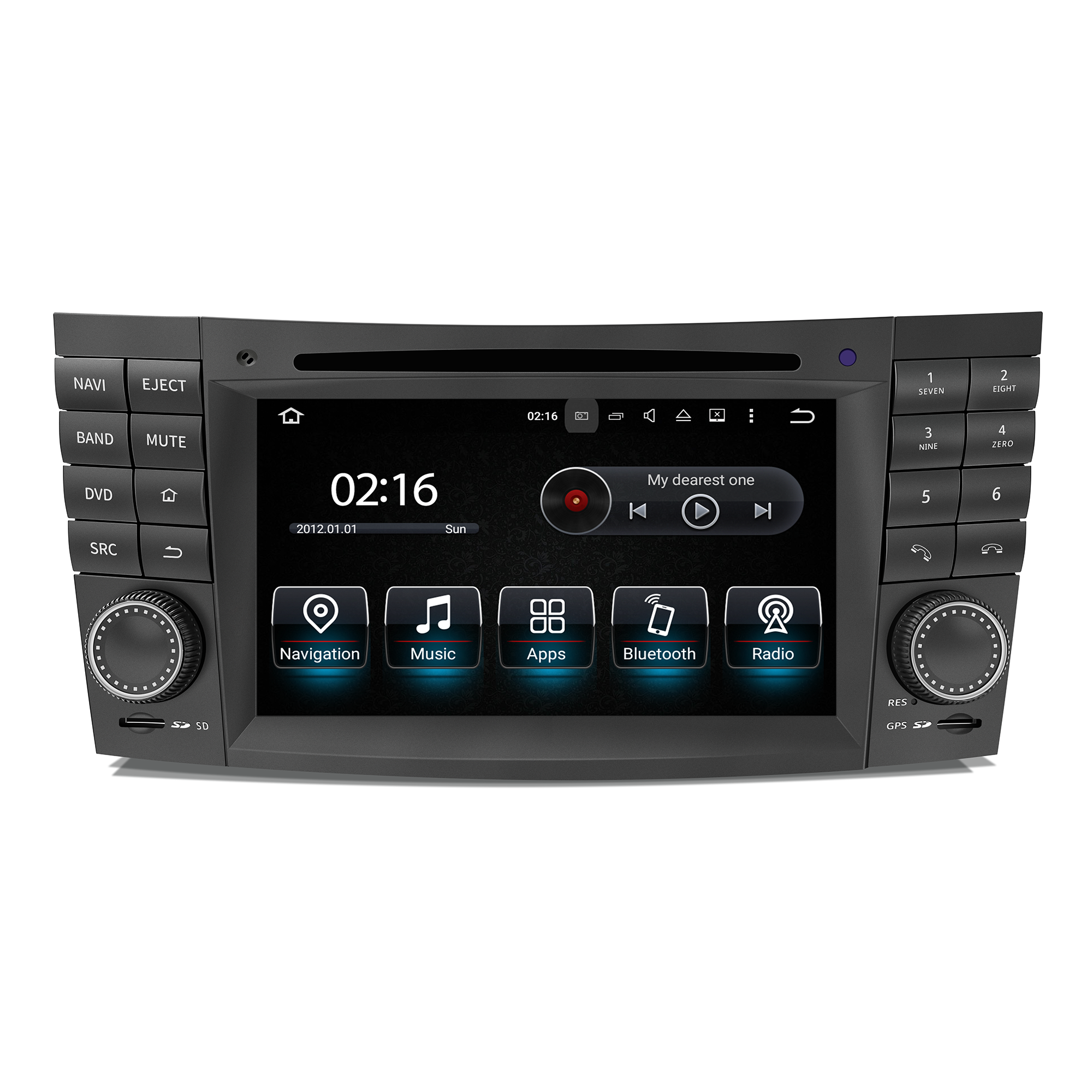 Hualingan hla-8797 Mercedes W211 S211 W219 C219 W463 Radio android Hualingan hla-8797 Mercedes W211 S211 W219 C219 W463 Radio android