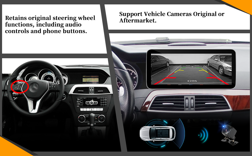 hualingan hla-1014 HLA-1214 Mercedes C Class NTG 4.5 4.7 W204 C204 S204 Vehicle Cameras 1  hualingan hla-1014 HLA-1214 Mercedes C Class NTG 4.5 4.7 W204 C204 S204 Vehicle Cameras 1