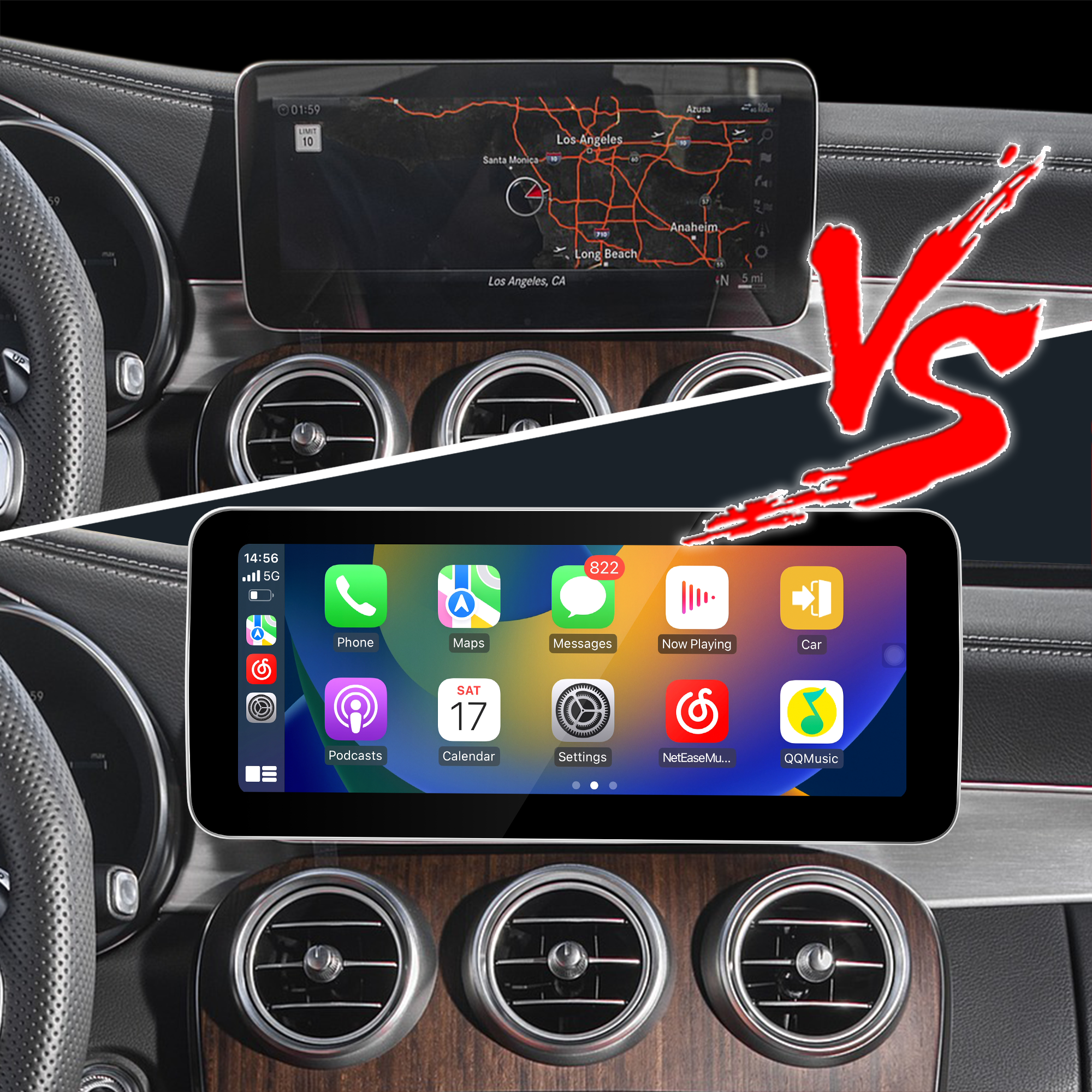 hualingan hla-1055 1255 for Mercedes-Benz C-Class NTG 5.5 W205 pk hualingan hla-1055 1255 for Mercedes-Benz C-Class NTG 5.5 W205 pk