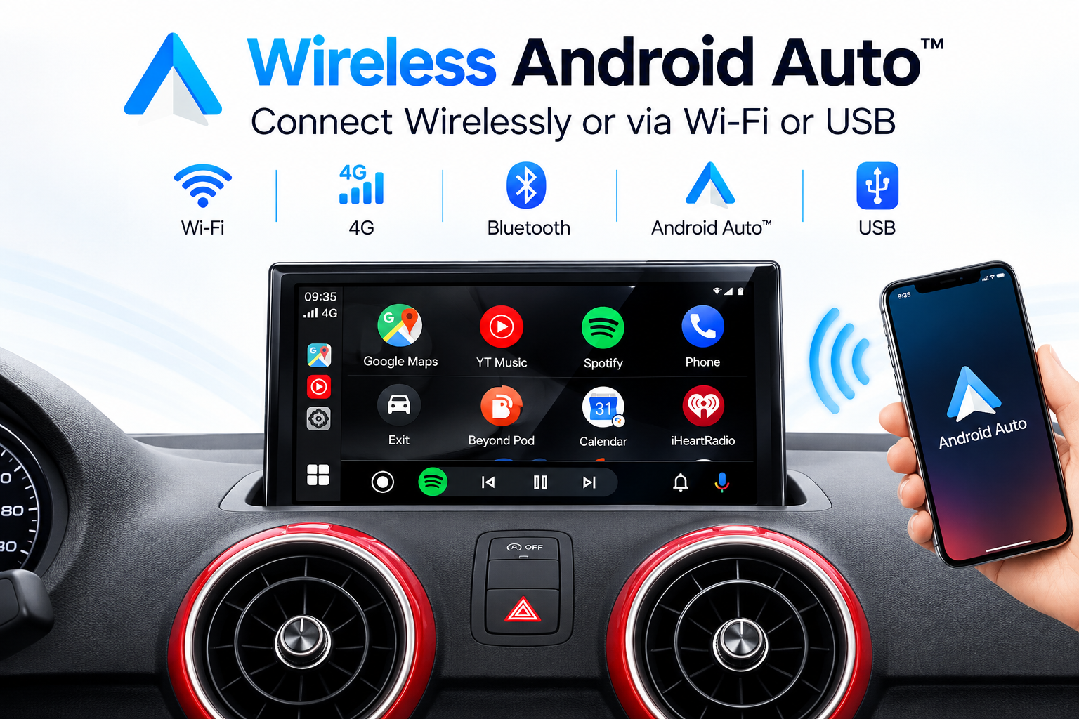Hualingan HL-8661 HL-8661-1 Audi A1 8X Android Auto Hualingan HL-8661 HL-8661-1 Audi A1 8X Android Auto