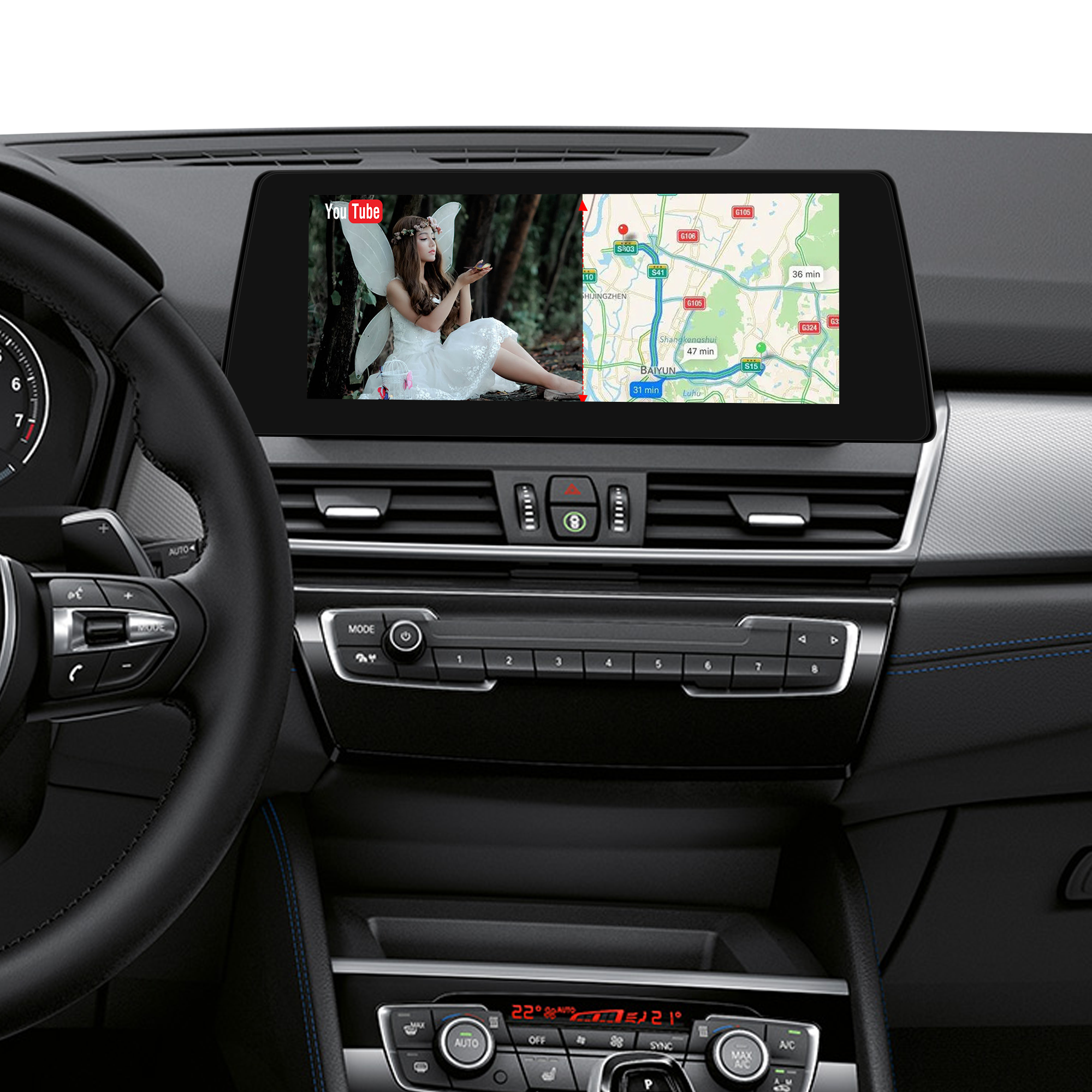 Hualingan HL-1041 HL-1044 BMW 2 Series F45 F46 NBT EVO Split Screen Hualingan HL-1041 HL-1044 BMW 2 Series F45 F46 NBT EVO Split Screen