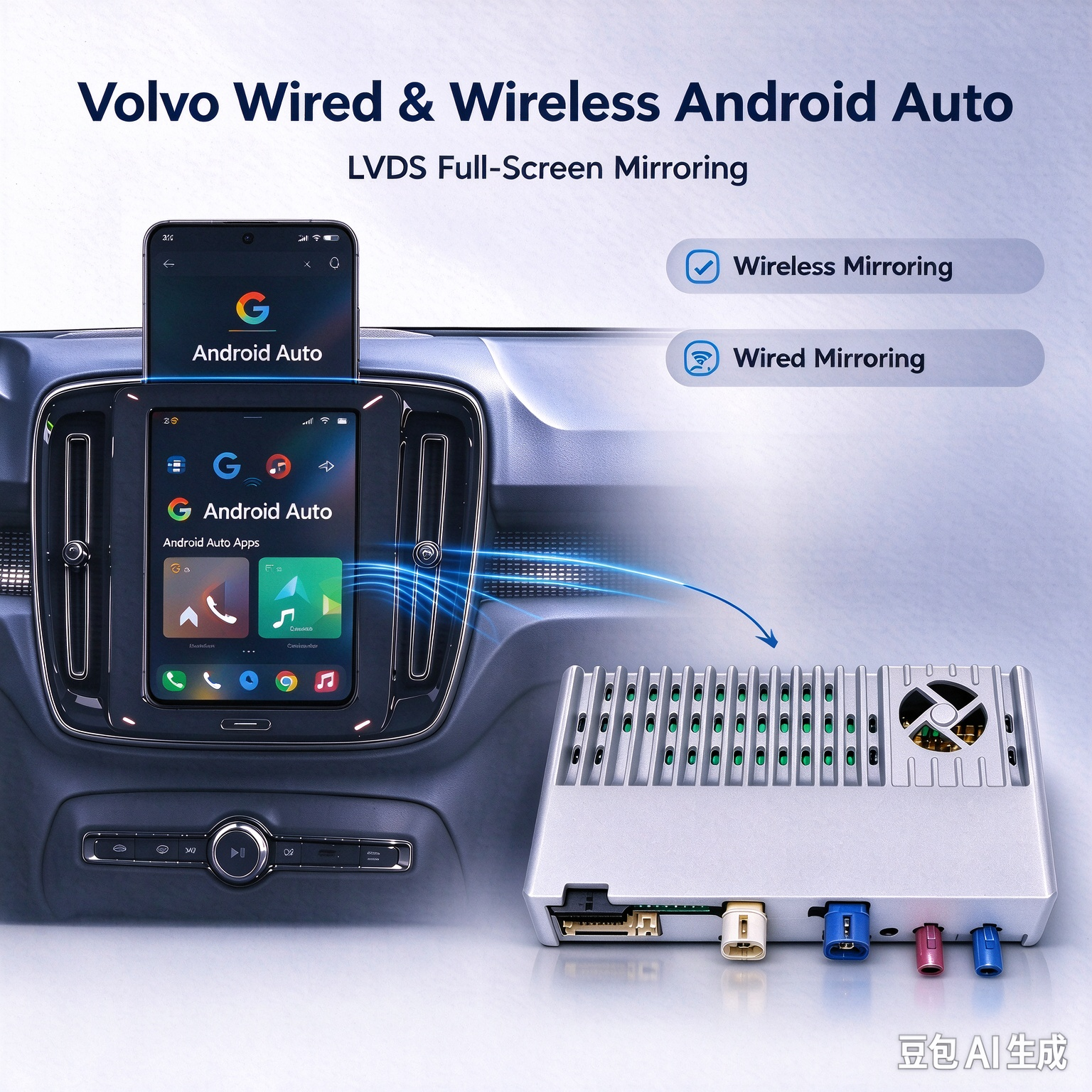 Hualingan Volvo Sensus Android Auto Adapter Hualingan Volvo Sensus Android Auto Adapter