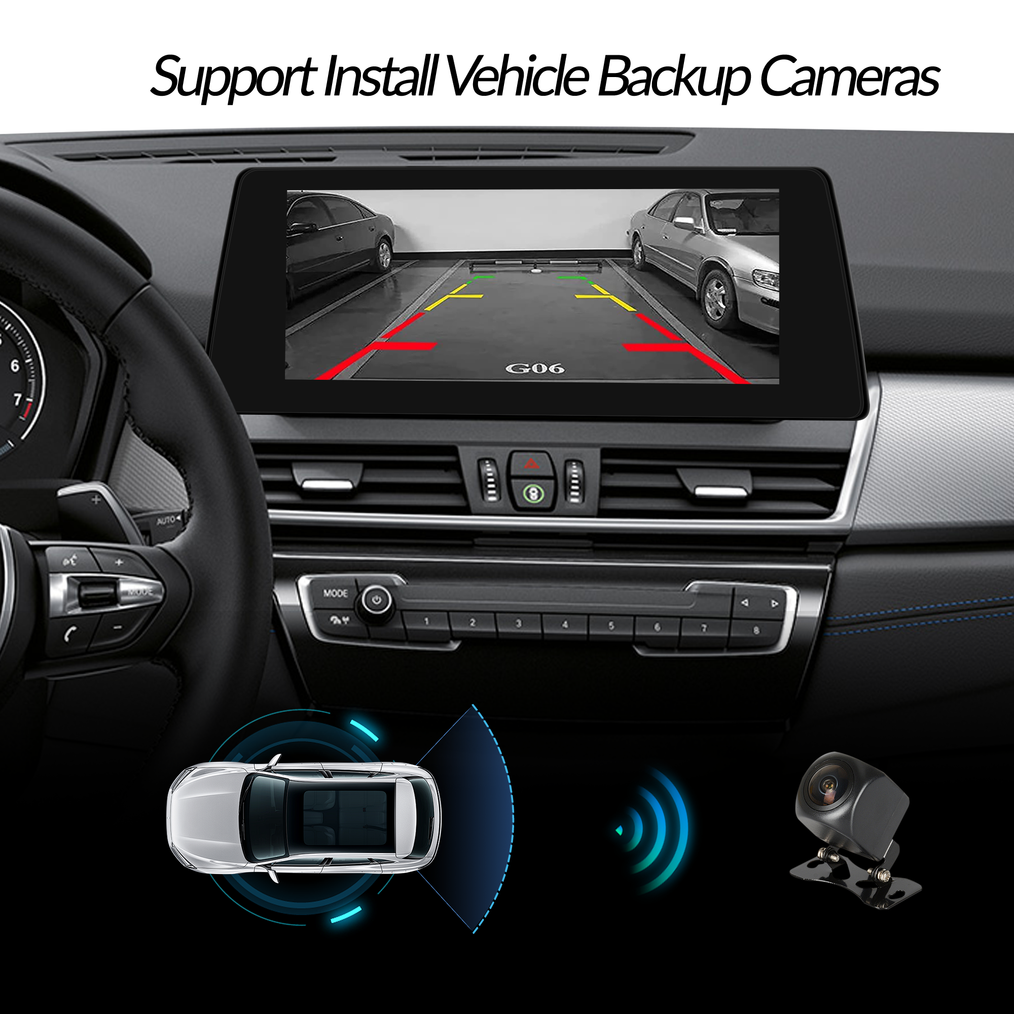 Hualingan HL-1041 HL-1044 BMW 2 Series F45 F46 NBT EVO Backup Camera Hualingan HL-1041 HL-1044 BMW 2 Series F45 F46 NBT EVO Backup Camera