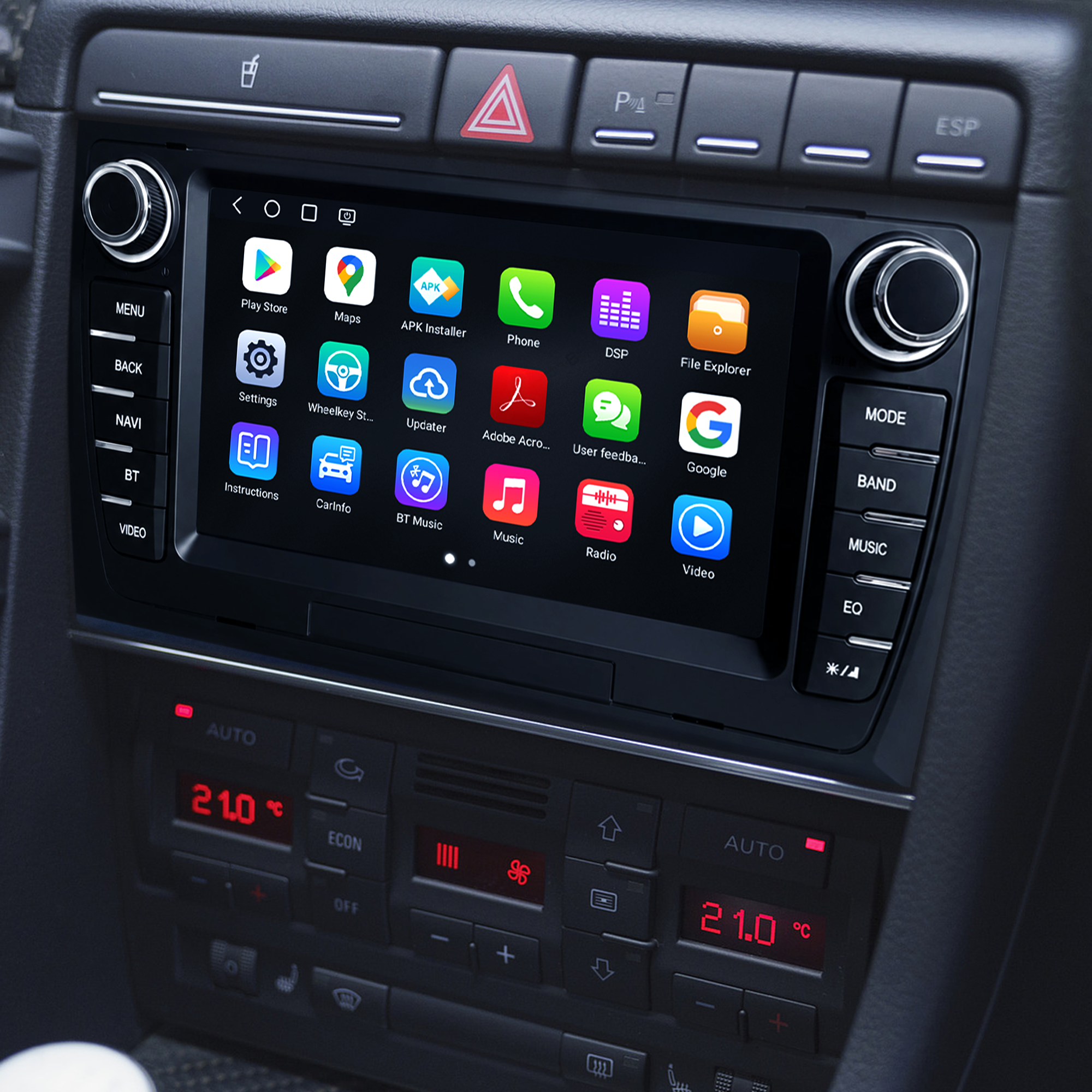 Hualingan HL-8745 Audi A4 S4 RS4 B6 B7 Android Apps Streaming Hualingan HL-8745 Audi A4 S4 RS4 B6 B7 Android Apps Streaming
