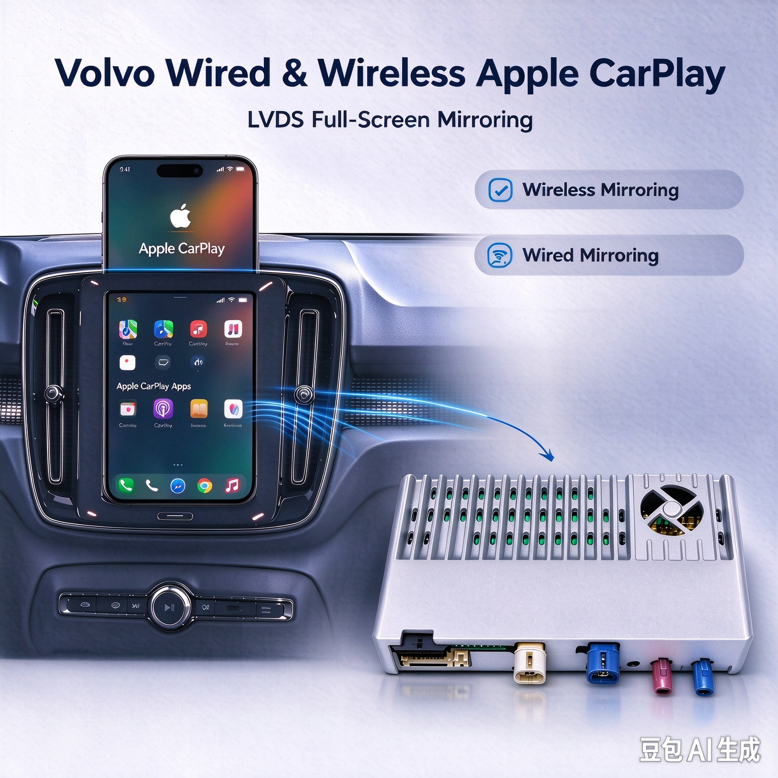 Hualingan Volvo Sensus CarPlay Adapter Hualingan Volvo Sensus CarPlay Adapter