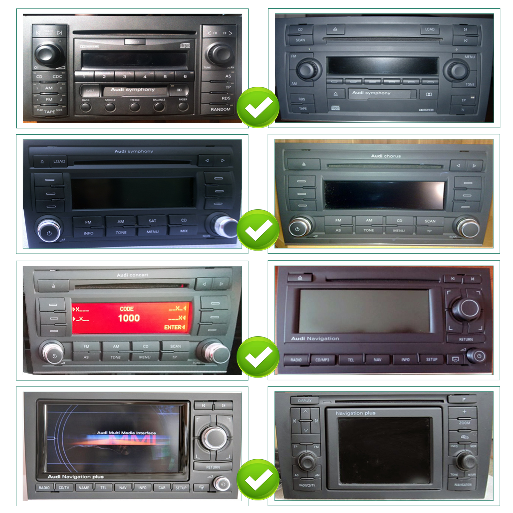 Hualingan HL-8745 Audi A4 S4 RS4 B6 B7 Compatible Vehicles Hualingan HL-8745 Audi A4 S4 RS4 B6 B7 Compatible Vehicles