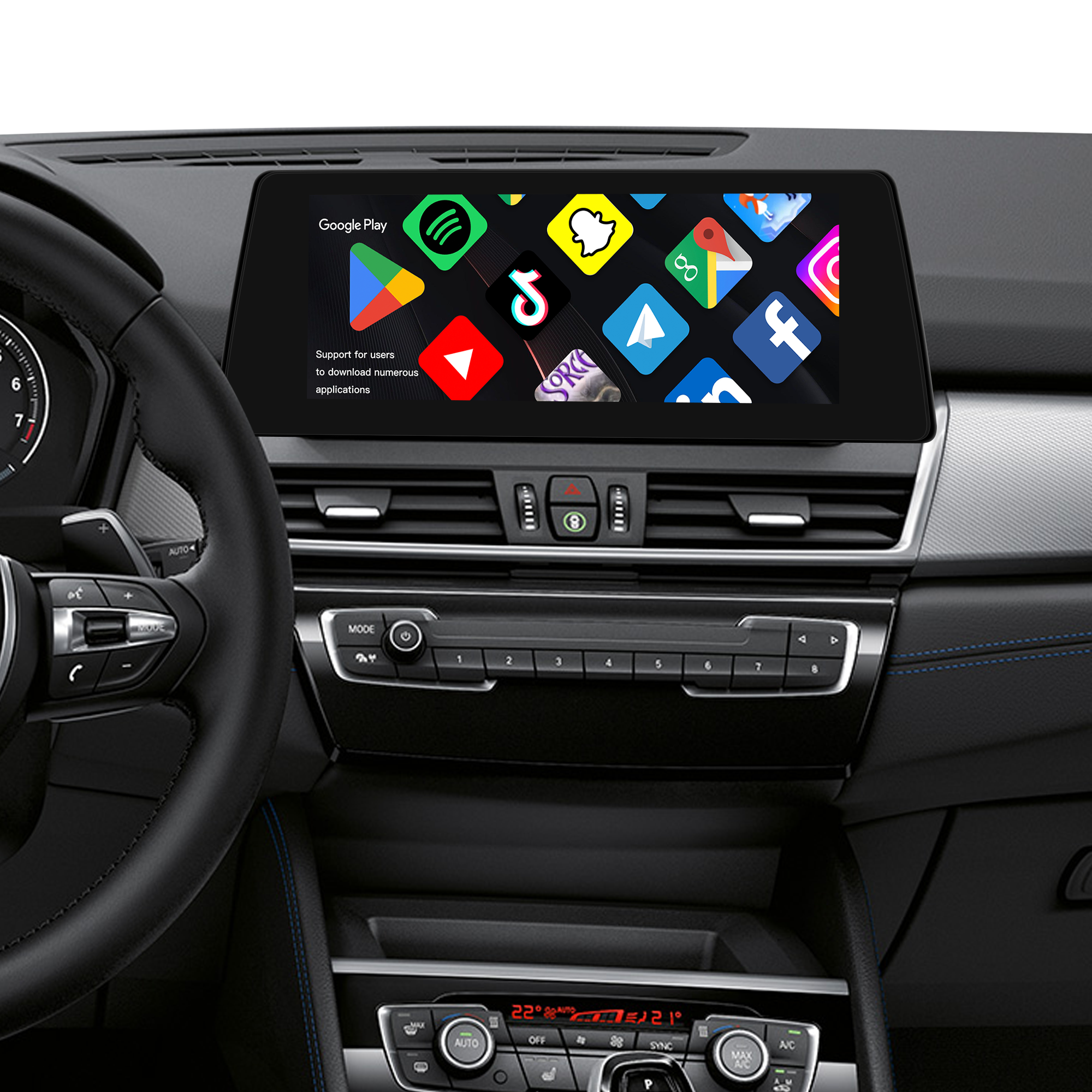 Hualingan HL-1041 HL-1044 BMW 2 Series F45 F46 NBT EVO Wireless CarPlay Wifi apps Hualingan HL-1041 HL-1044 BMW 2 Series F45 F46 NBT EVO Wireless CarPlay Wifi apps