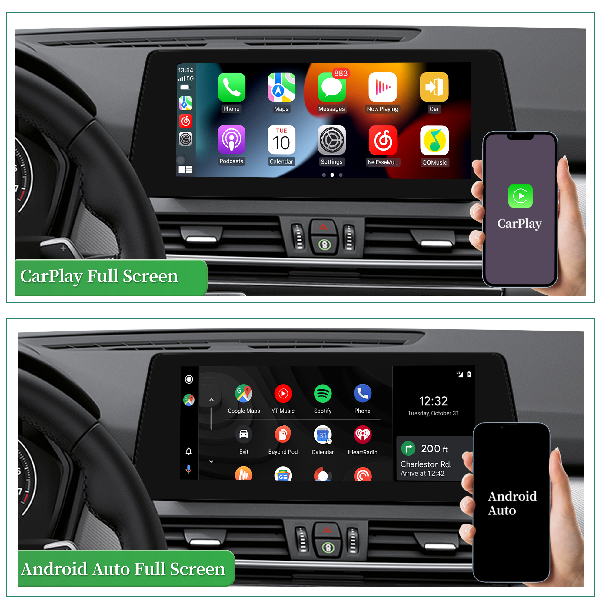 Hualingan HL-1041 HL-1044 BMW 2 Series F45 F46 NBT EVO Screen Mirroring Hualingan HL-1041 HL-1044 BMW 2 Series F45 F46 NBT EVO Screen Mirroring