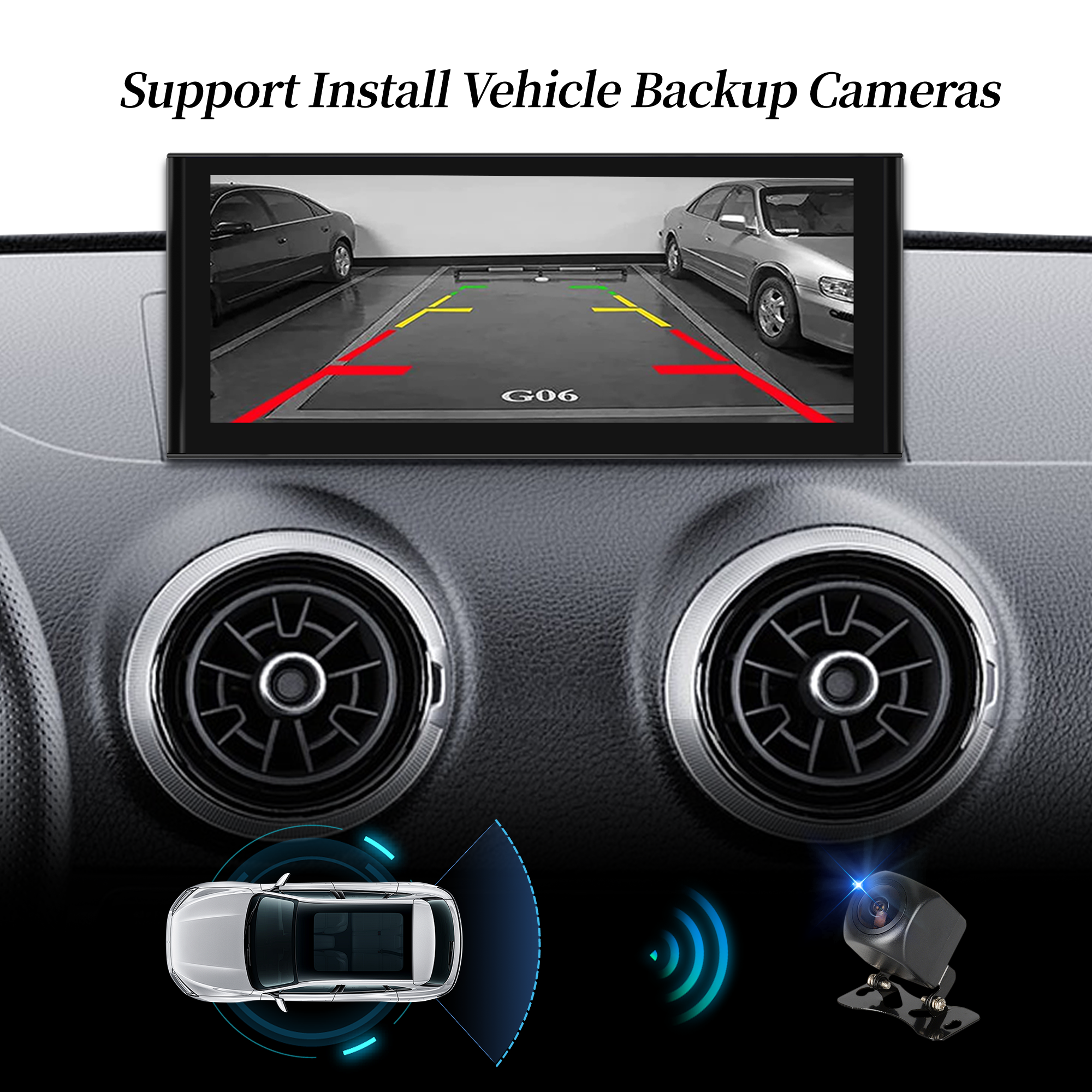 Hualingan HL-1066 HL-1266 A3 S3 RS3 8V Backup Camera import Hualingan HL-1066 HL-1266 A3 S3 RS3 8V Backup Camera import