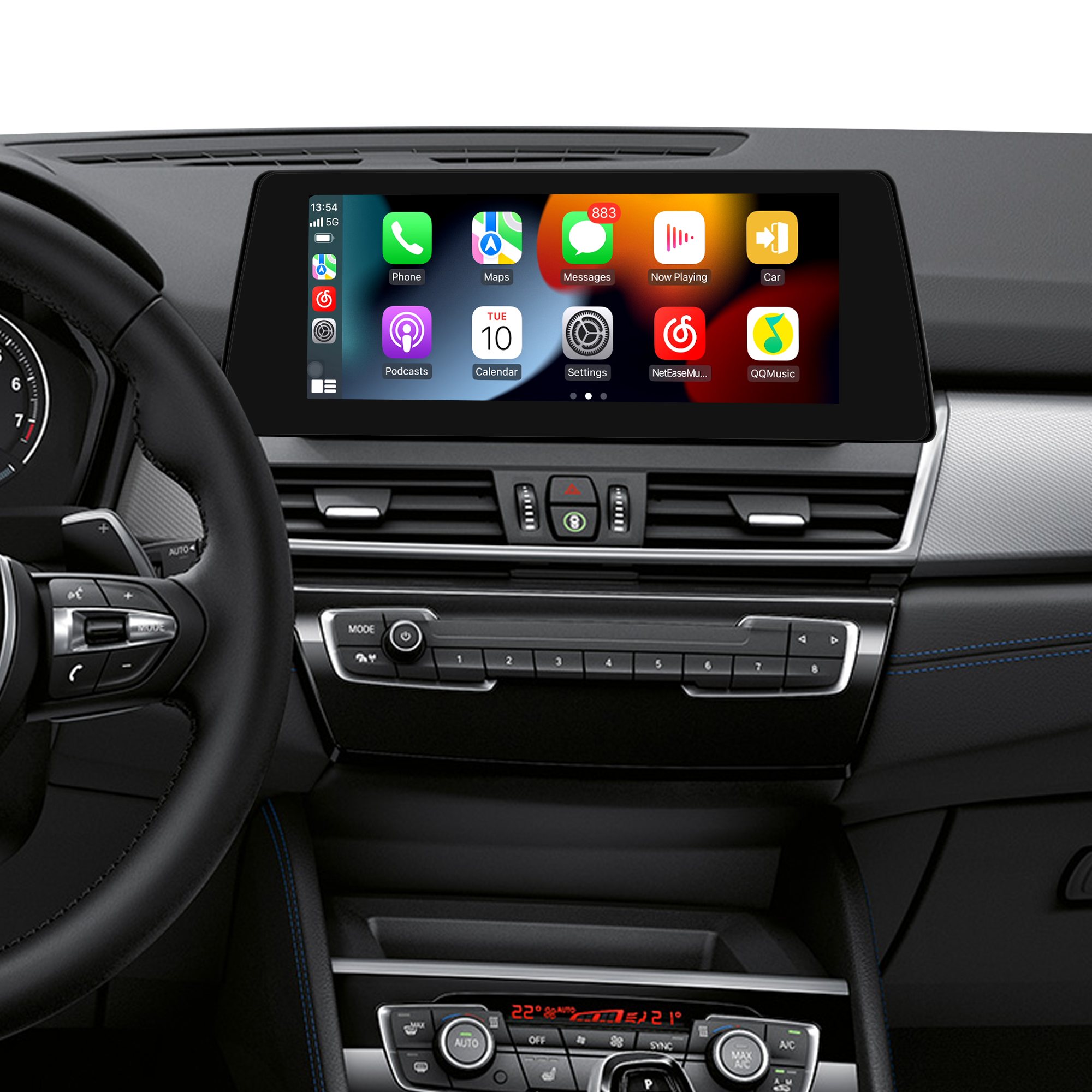 Hualingan HL-1041 HL-1044 BMW 2 Series F45 F46 NBT EVO Wireless CarPlay Hualingan HL-1041 HL-1044 BMW 2 Series F45 F46 NBT EVO Wireless CarPlay