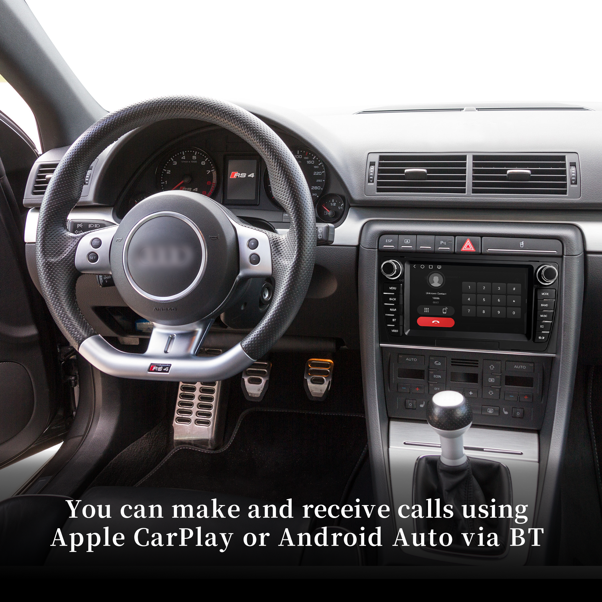 Hualingan HL-8745 Audi A4 S4 RS4 B6 B7 Bluetooth Music Calls Hualingan HL-8745 Audi A4 S4 RS4 B6 B7 Bluetooth Music Calls