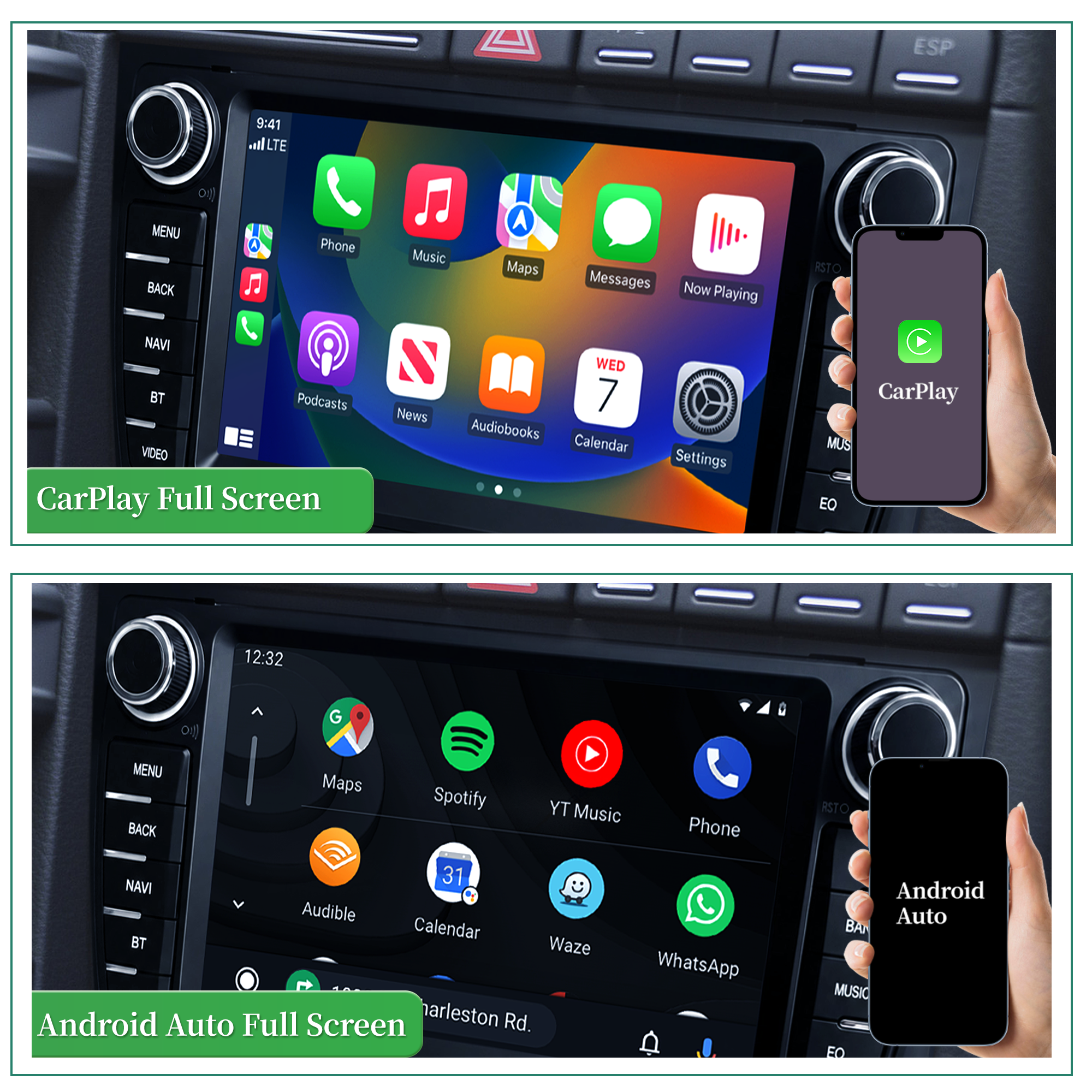 Hualingan HL-8745 Audi A4 S4 RS4 B6 B7 Full-Screen Mirroring Hualingan HL-8745 Audi A4 S4 RS4 B6 B7 Full-Screen Mirroring