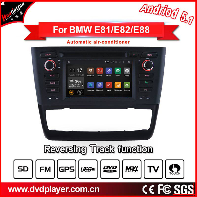 Hualingan BMW 1 Series E81 E82 E87 E88 Android Head Unit 2din Radio 6.2 Inch TouchScreen Car Stereo Upgrade Car GPS Navigation Wireless Apple CarPlay Fullscreen Audroid Auto Wifi 4G Bluetooth