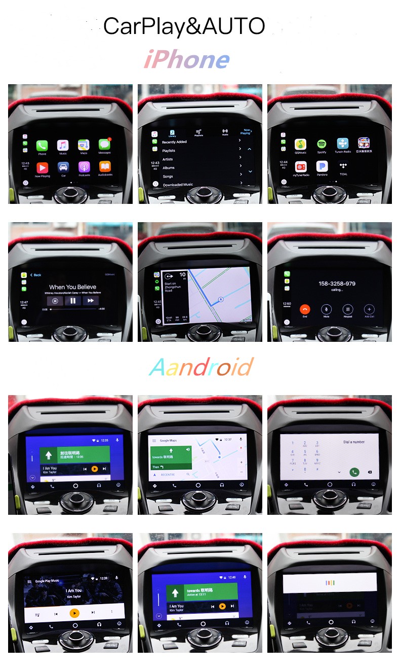 Carplay-USB Android Car Stereos Real-time Networking