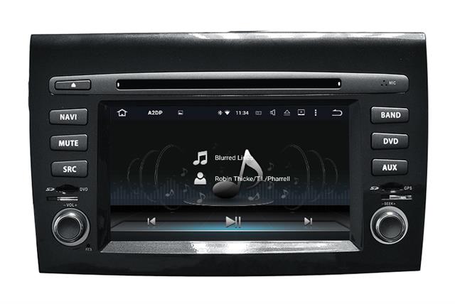 Hualingan Fiat Bravo Radio Android Head Unit 6.2 inch TouchScreen Car Stereo Upgrade Car GPS Navigation Wireless Apple CarPlay Fullscreen Audroid Auto Bluetooth Music Wifi Autoradio