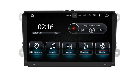 9"Carplay Volkswagen Beetle Caddy Tiguan Scirocco Android 9.0 Car Stereo DAB Wifi Carplay Auto 