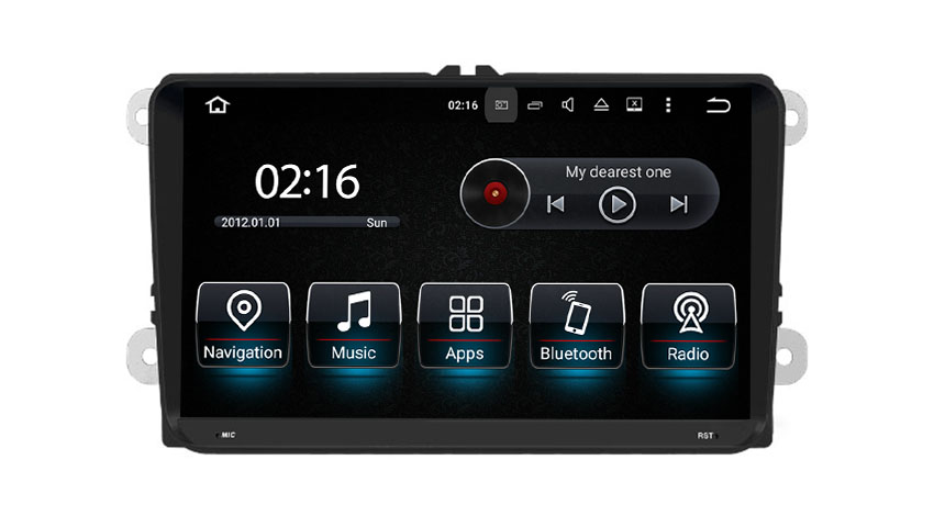 9"Carplay Volkswagen Beetle Caddy Tiguan Scirocco Android 9.0 Car Stereo DAB Wifi Carplay Auto 