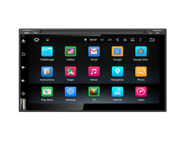 Anti-Glare 6.95"Android 7.1 Universal Double DIN car stereo players wifi connection,3g internet