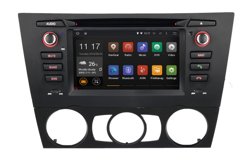 Hualingan BMW 3 Series E90 E91 E92 E93 Android Head Unit 2din Radio 6.2 Inch TouchScreen Car Stereo Upgrade Car GPS Navigation Wireless Apple CarPlay Fullscreen Audroid Auto Wifi 4G 