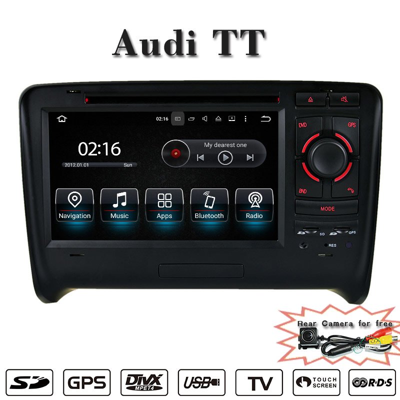 7‘carplay Car Dvd Player Audi TT RS Navigation Car Stereo Android 9.0 Screen Mirroring